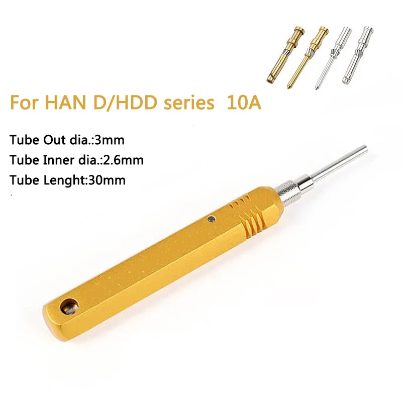 HD HDD Heavy Duty Connector Needle Ejector Rectangular Connector Aviation Crimping Tool Removal tool