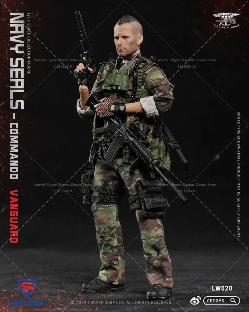 Auf Lager CRAZY FIGURE LW020 1/12 Scale Assaulter 6-zoll Full Set Action Figure Männliche Soldat Spielzeug Für Militärbegeisterte
