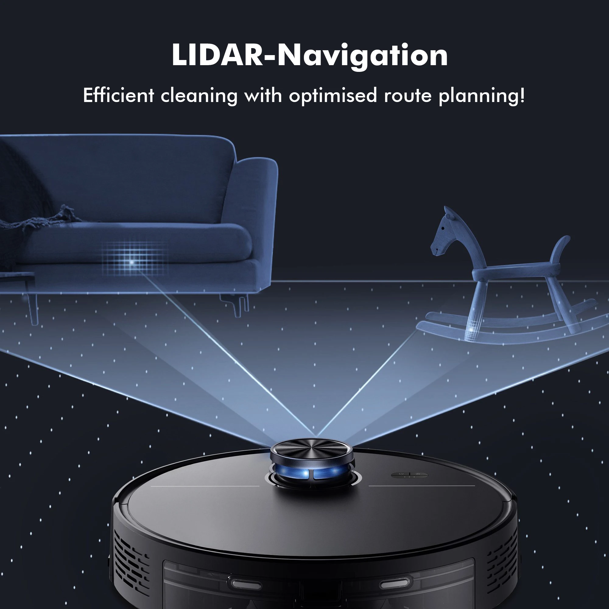 High Suction Power Robotic Self-Emptying Multifunctional Sweeping and Wet Mopping Robot Automatic Cleaning Vacuum Cleaner