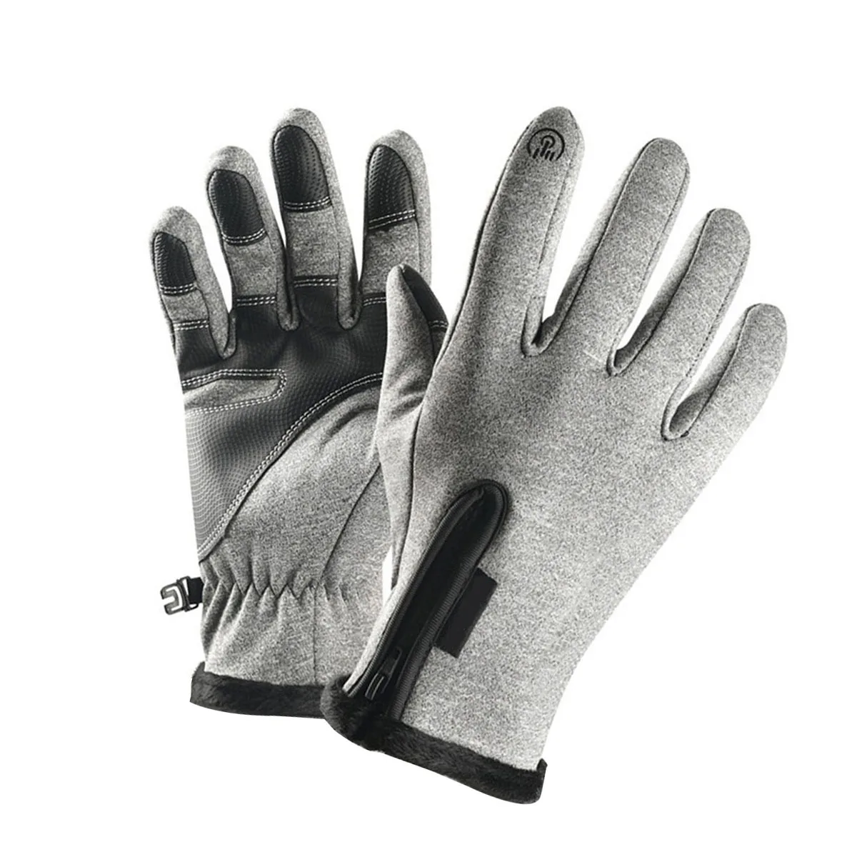 

Winter Outdoor Cycling Gloves Waterproof Touchscreen Compatible Gloves Warm Windproof Breathable for Running Climbing Men Women