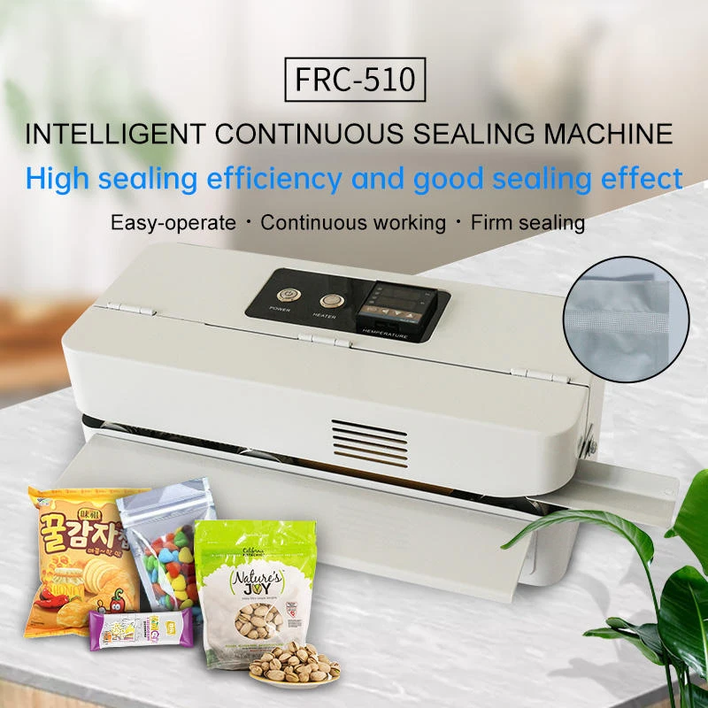 Machine de thermoscellage en papier continu à petite échelle, chaleur continue automatique pour thé, aliments, feuille d'aluminium, sac en plastique, nouveau