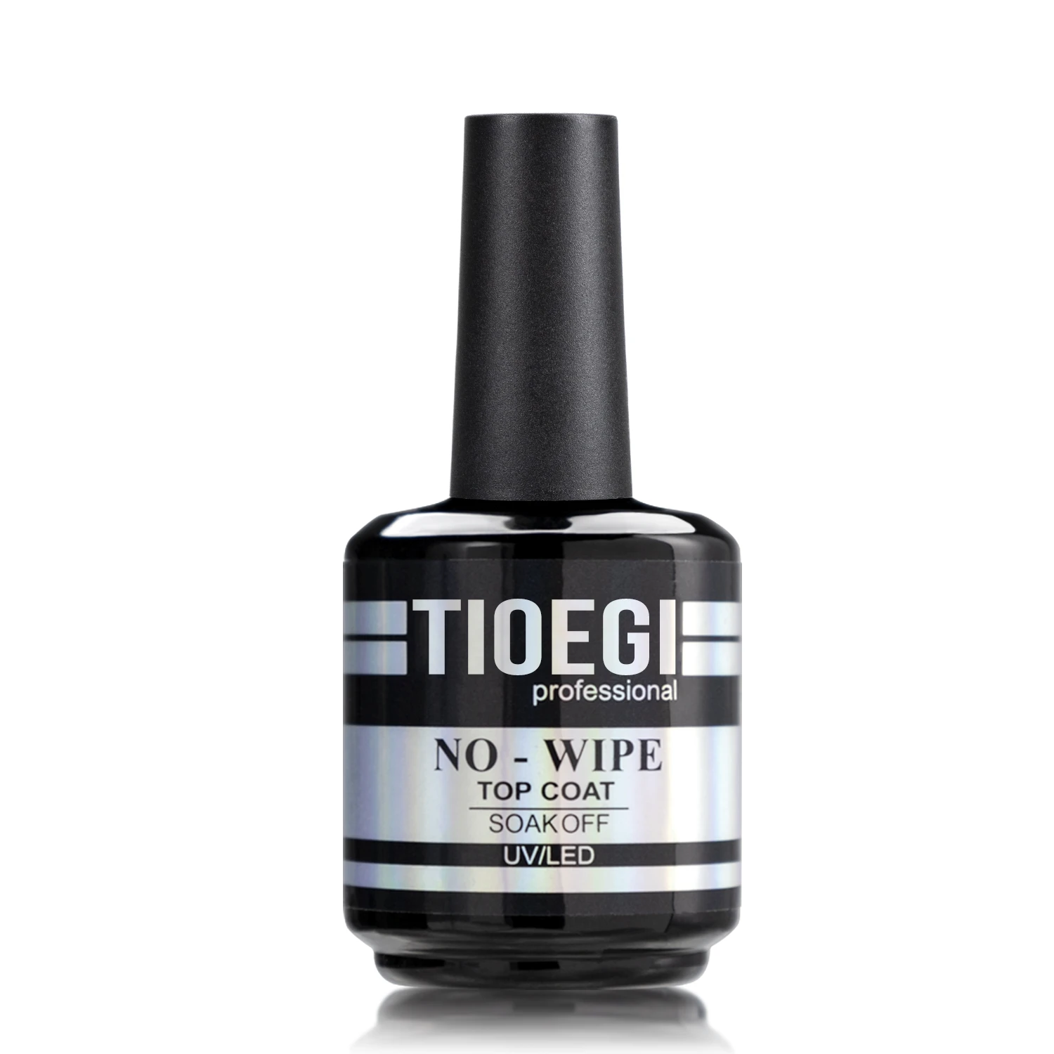 TIOEGI Big Bottle 35ML No Wipe Top Coat Gel Semi-permanent High Gloss Mirror Shine Top Gel Nail Polish Diamond Hard uv Top Gels