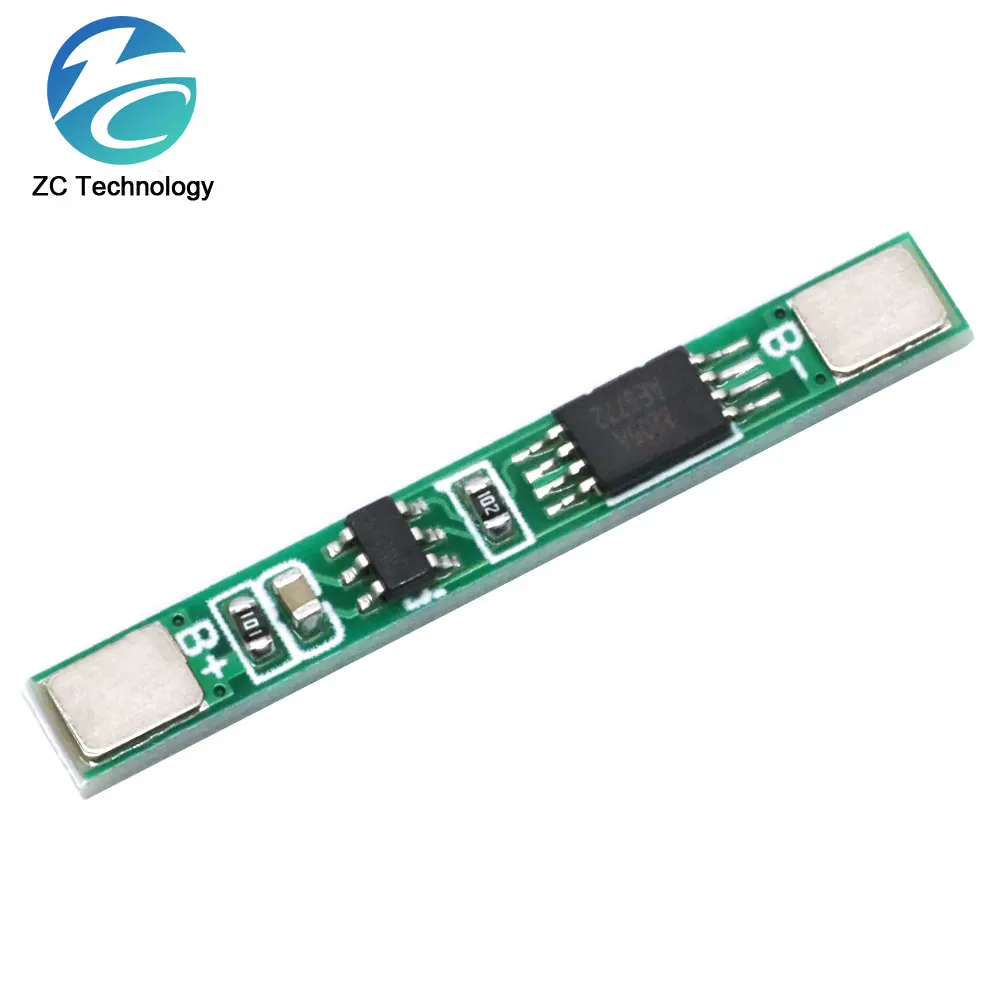 1/5/10PCS 1S 3.7V 3A Li-ion BMS PCM Battery Protection Board Pcm for 18650 Lithium Ion Li Battery