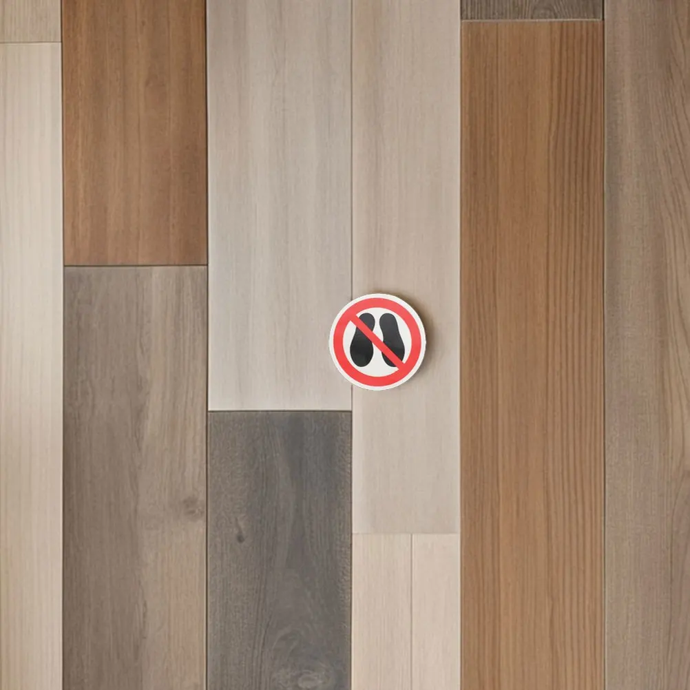 

8 Pcs Safety Warning Sign Caution Decals Stickers Applique Do Not Step Here Pet Adhesive Anti-slip Flooring