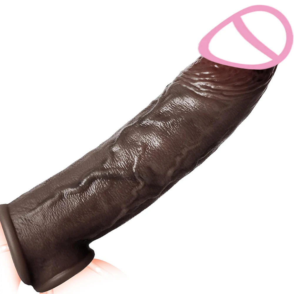 Realistic Dildo Man Sleeve Enlargement Penis Extender Soft Silicone Sleeve Cock Adult Sensual Adult Products Dick Ring Sex Toys