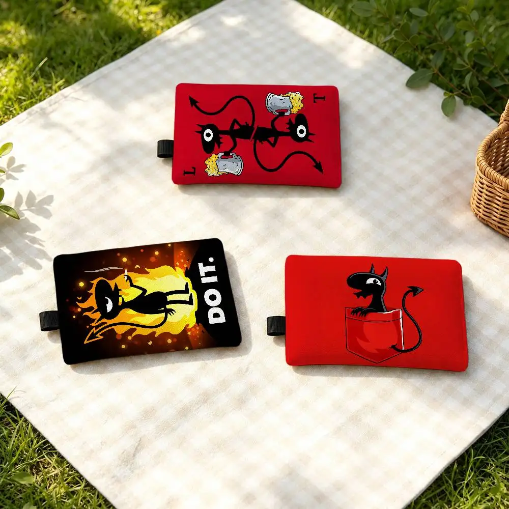 Cartoon D-Disenchantment Luci Waterproof Zippered Coin Purse – Lightweight Hanging Wallet For Coins ID Cards