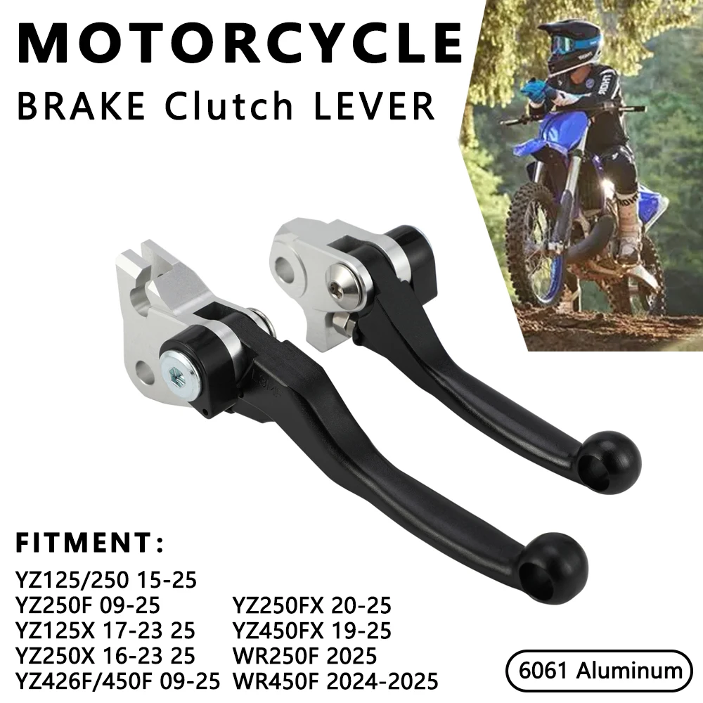 

Motorcycle Accessories Brake Clutch Lever Horn Adjustable Lever For YZ125 250 250F 125X 250X 426F 450F 250FX 450FX WR450F WR250F