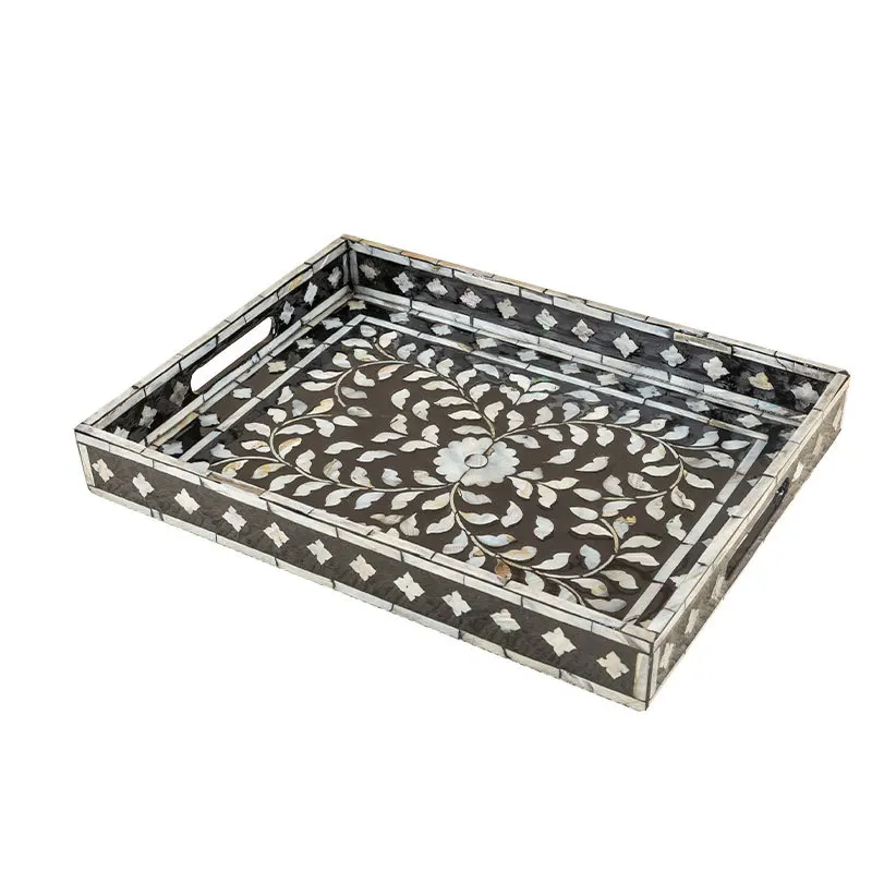 

Handmade shell tray, fruit snack tea tray, jewelry storage tray