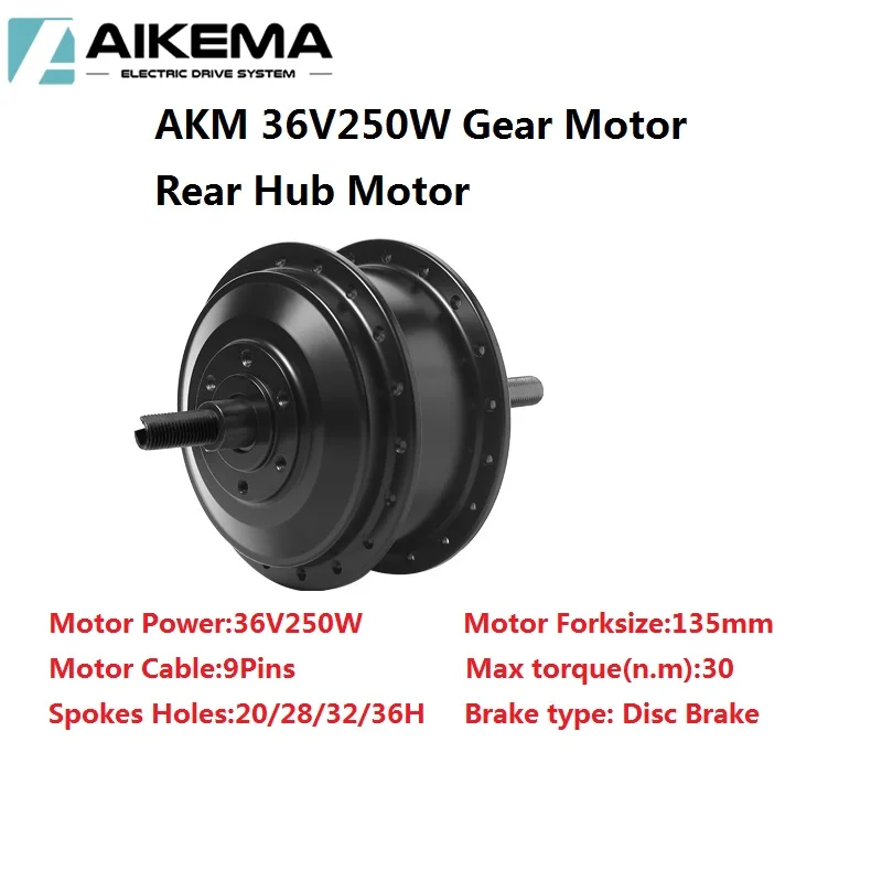 

EbikeQ100CST 36V 250W front motor RPM-201/328 / Ebike 36V 250W hub motor / fork size:135mm Q100 36V 250W front motor ebike parts