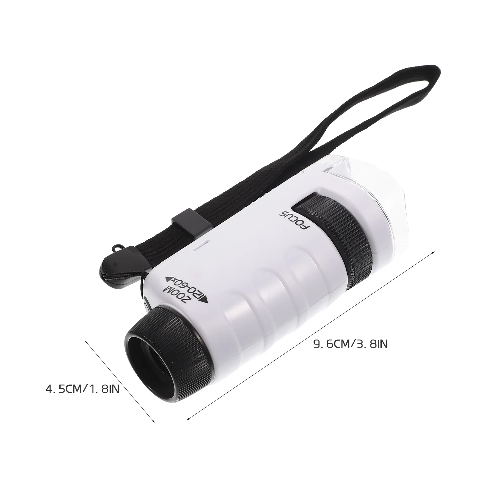 Microscopio monoculare portatile Robusto osservatore biologico portatile Lente d'ingrandimento da laboratorio educativo Scuola di scienze