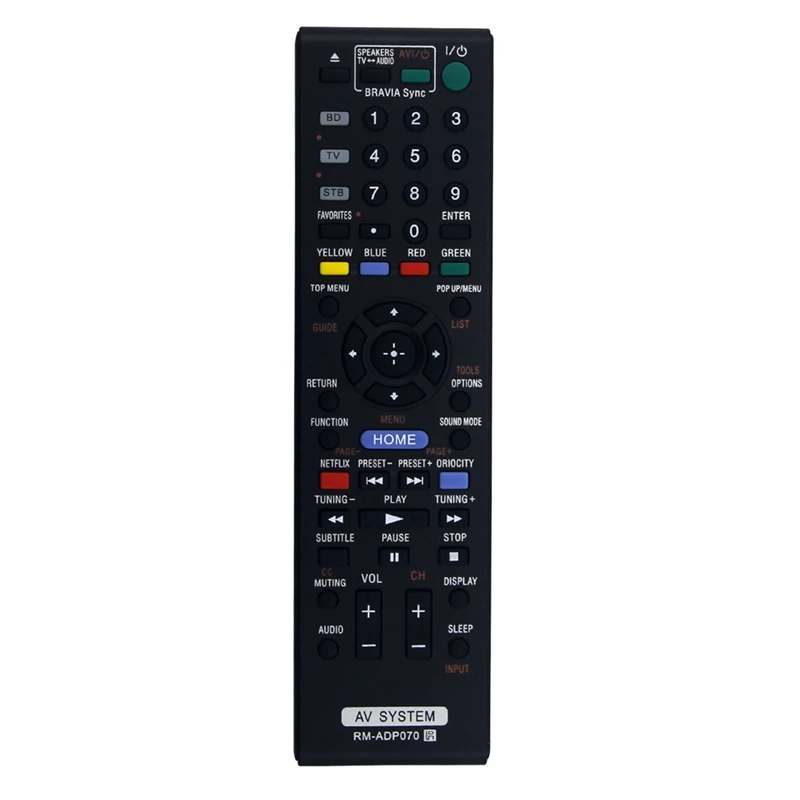 Remote Control RM-ADP070 Replace For Sony AV System Home Theater System HBD-E280 BDV-E980W HBD-E580 HBDE280 BDVE980W