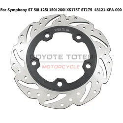 Motorcycle Rear Brake Disc for Sym Symphony ST 50i 125i 150i 200i XS175T ST175 43121-XPA-000