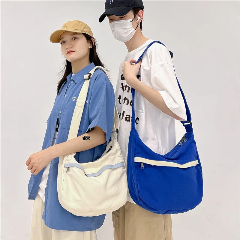 Canvas Bags For Women Vintage Handbags Casual Shoulder Crossbody Bag Fashion Cool Male Shoulder Bag Messenger Shopper Bag
