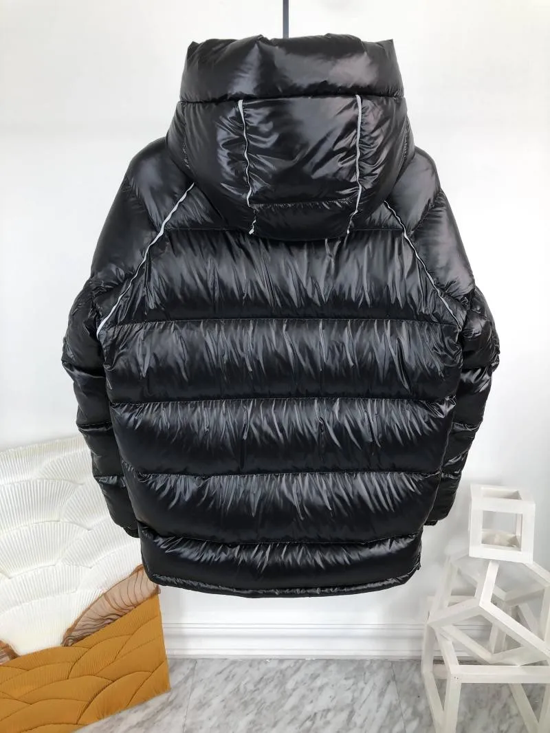 New Winter Mens Thicken Warm Medium Long Hooded Down Coat Stand Collar Zipper Fashion Casual Jacket Male High Street Overcoat