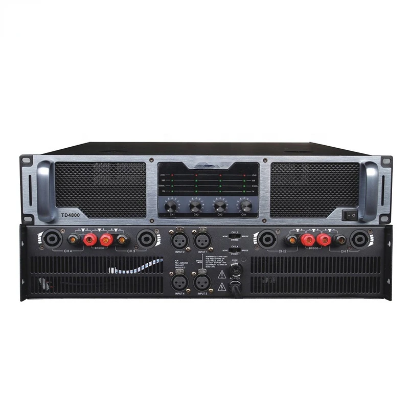 

High Power 4 Channel Amplifier Class Audio Amp 4 X 600W Amplifier