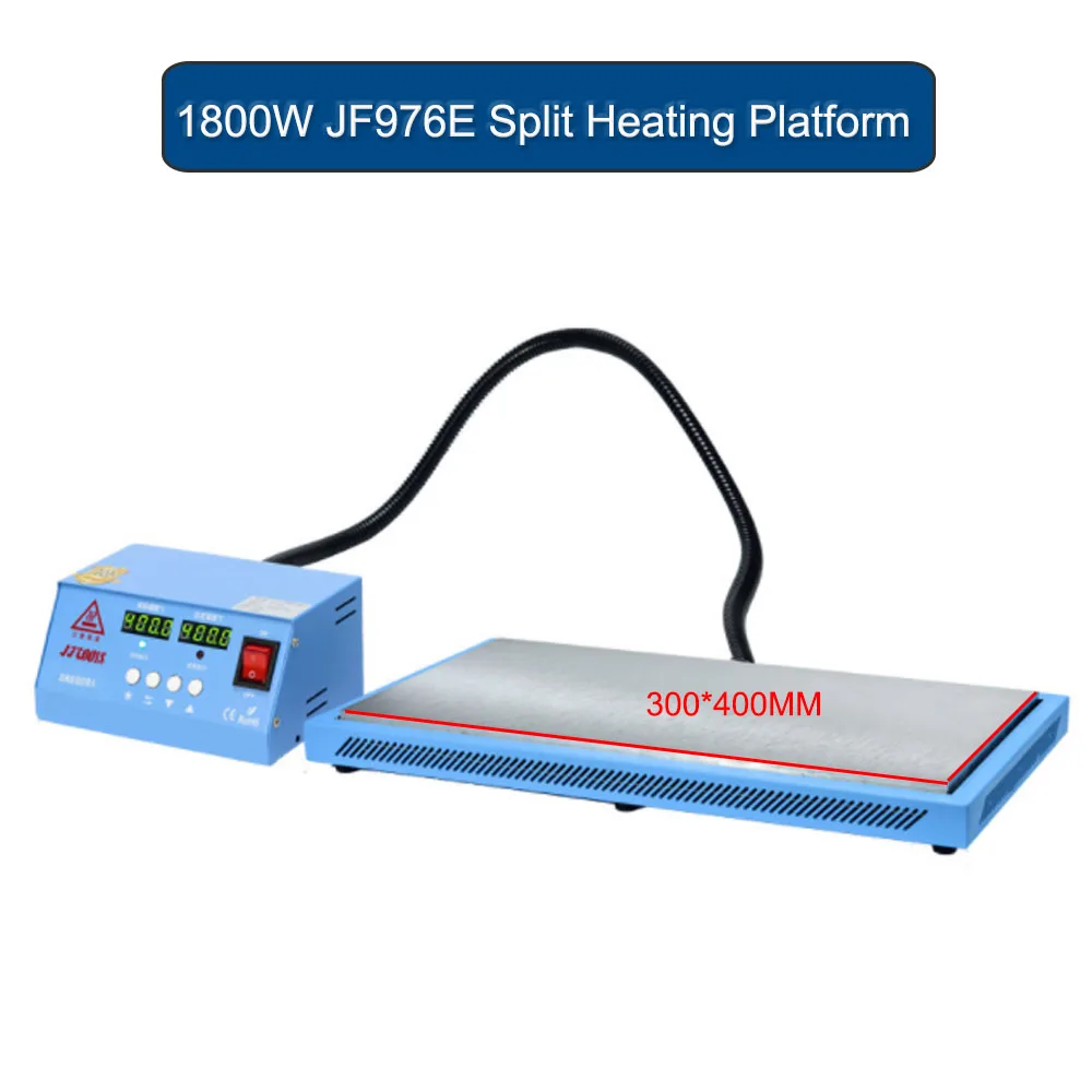 1800W JF976E Split Heating Platform 300*400MM Constant Temperature Heating Table Multifunctional Heating Plate Preheating Table