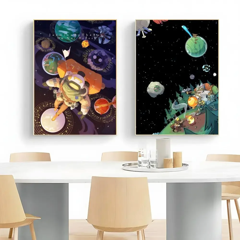 Exploration Game O-Outer Wilds Poster Wall Art Print Decorative Mural Home Decor Gift Unframed