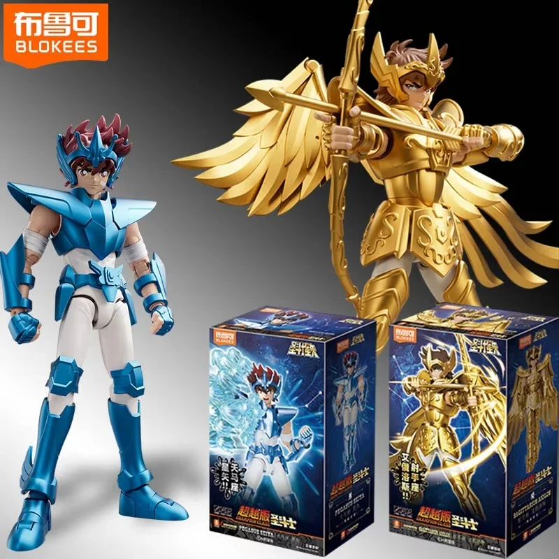 

In Stock Original Blokees Saint Seiya Beyond Wave 2 Aiolos Seiya New Cloth Collectible Figure Toys Birthday Gift