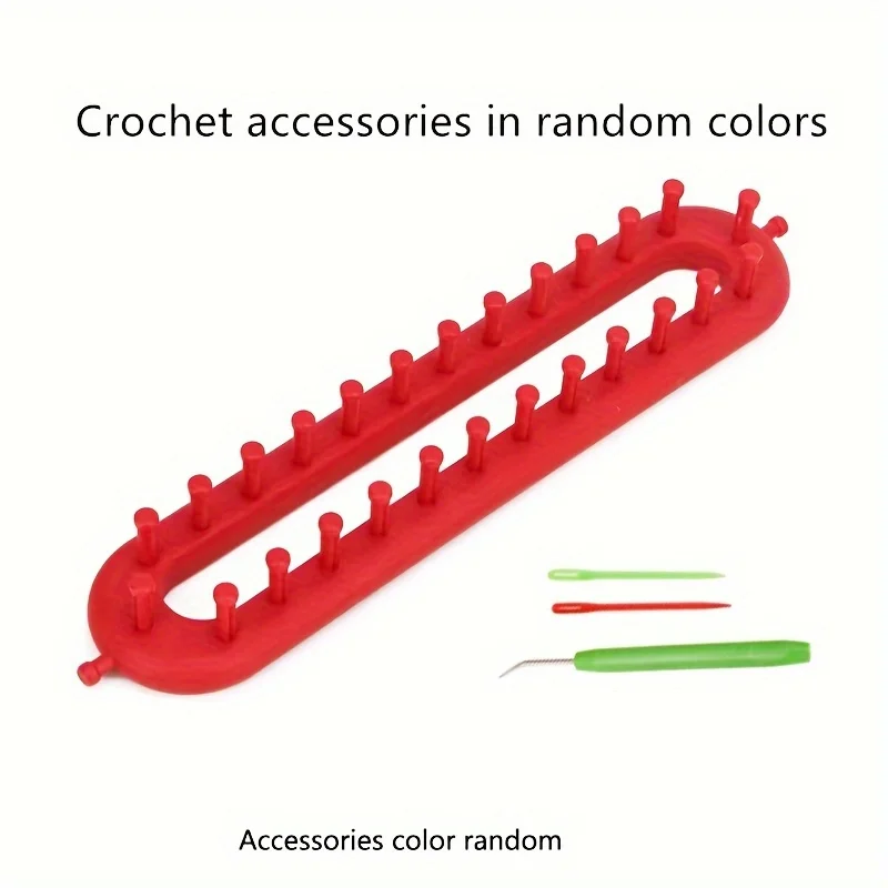مجموعة نول الحياكة للمبتدئين |   آلة ويفر الغزل المحمولة، أداة متعددة للوشاح/السترة DIY والحرف المنزلية