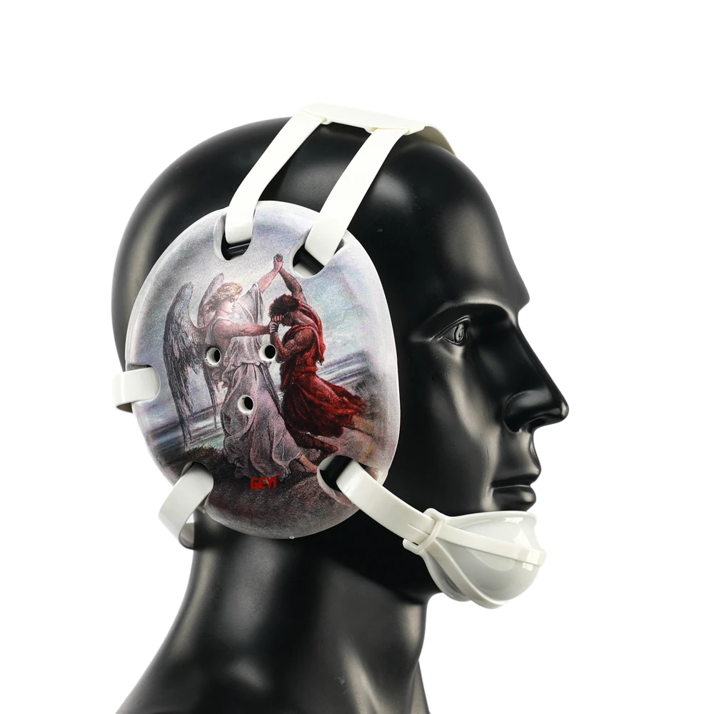 Jacob Wrestled God wrestling headgear ear guard Digital Printing Art