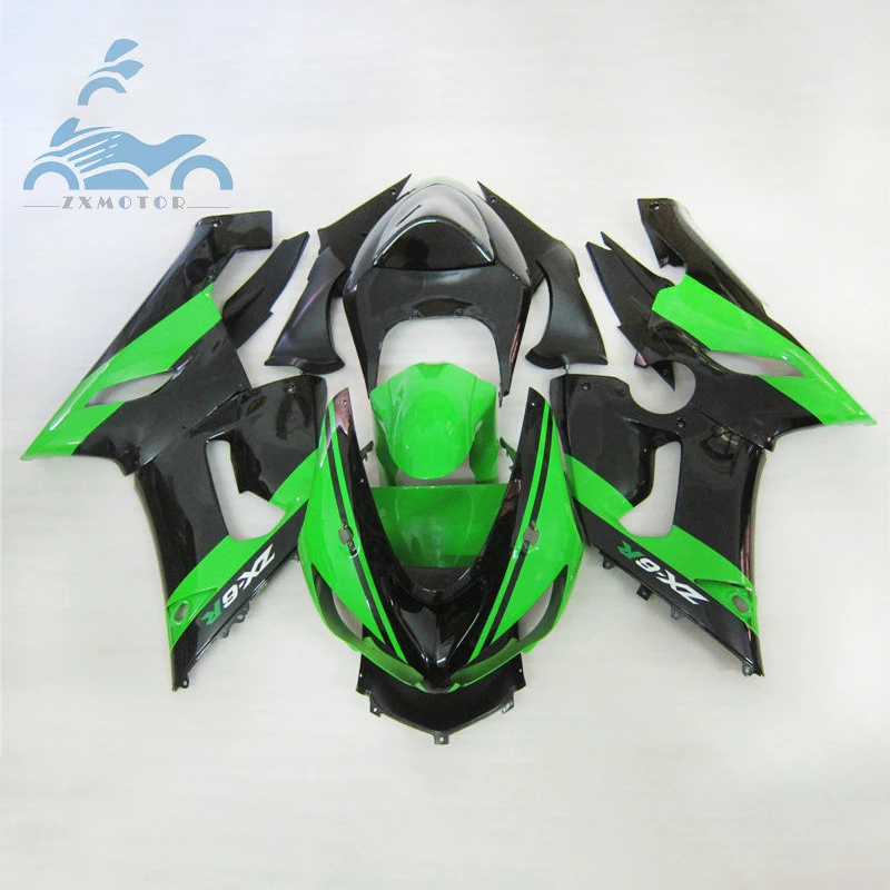 Custom full set Motorcycle fairings kit for KAWASAKI Ninja ZX 6R 2005 2006 sports ABS fairing kits ZX6R ZX 636 05 06 +tank cover