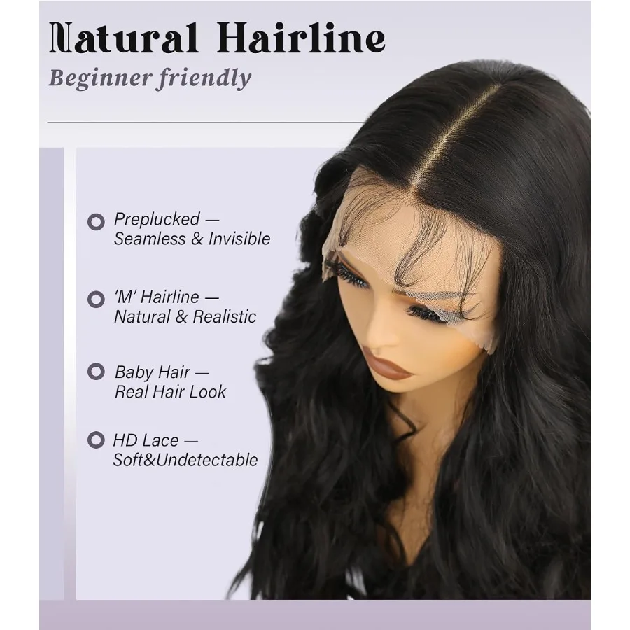 Peruca dianteira de renda sintética 13x4 preplucked linha fina pronta para usar natural longo solto praia onda 26 Polegada perucas onduladas para mulher natur