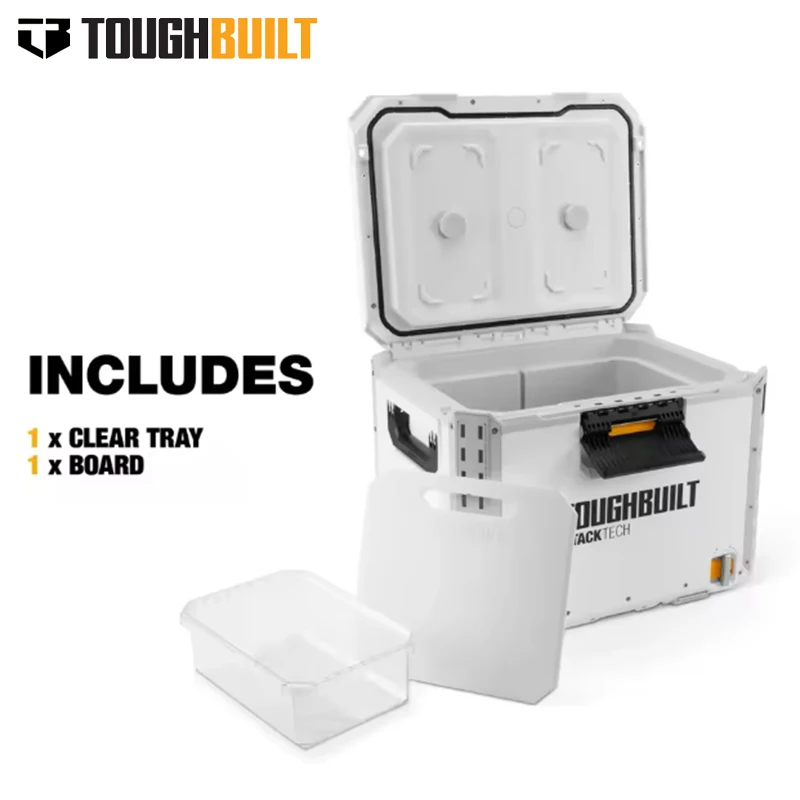TOUGHBUILT Large capacity stackable insulated box for cold and hot storage of outdoor camping equipment storage TB-B1-C-70