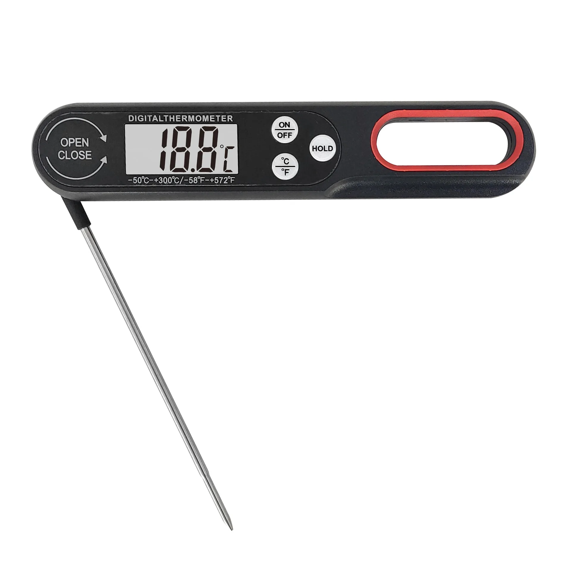 Elektronisches Thermometer Lebensmittel Küche Öl Thermometer Fleisch Thermometer Flüssigkeit Grill Backen Digital anzeige Temperatur messer Stift