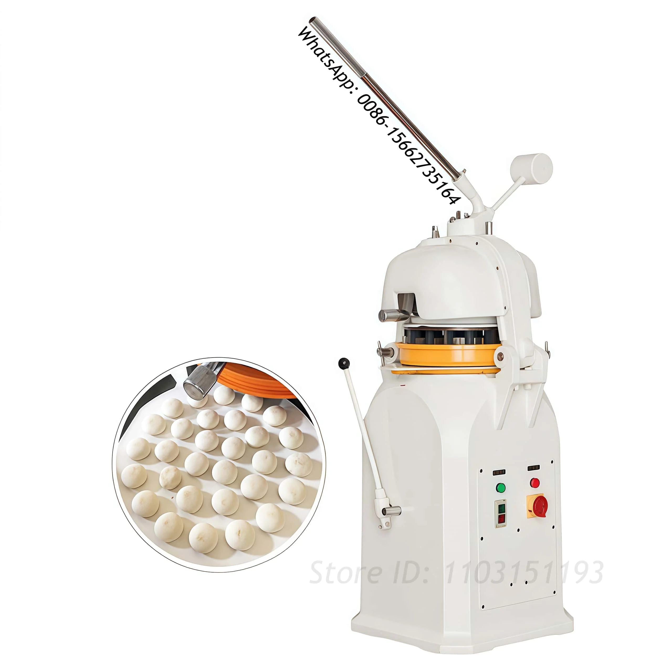 

Полуавтоматический тестоделитель-округлитель по заводской цене для формовки тестовых заготовок, оборудование для пекарен