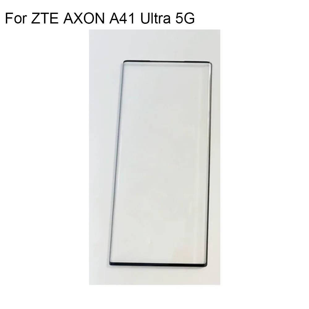 For ZTE AXON A41 Ultra 5G Front Outer Glass Lens Repair Touch Screen Outer Glass without Flex cable A2023P