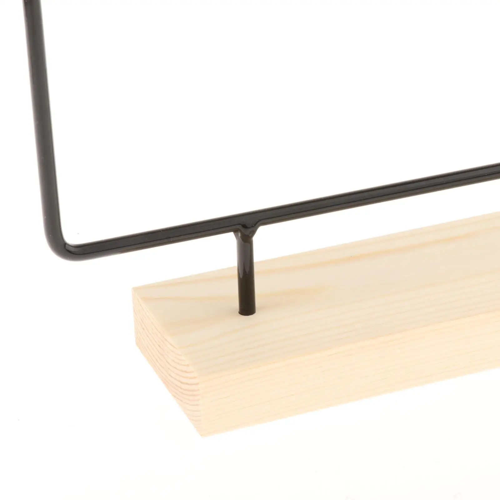 Earring Storage Display Rack 3 Layer with Wooden Base Easy Disassembly Elegant