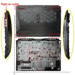 Lcd Back Cover/Screen frame/palmrest/Bottom For TUF Gaming 8 F15 FX506 FA506 FA506II FX506H F17 FA706 FA706U FX706 FX706U