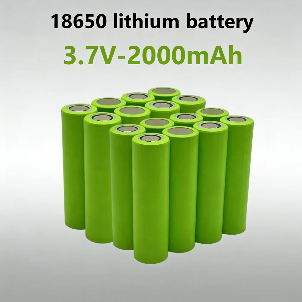 

100% Original for 18650 2000mAh 20A Discharge 2.0Ah 18650 Battery Li-ion 3.7v Rechargable Battery