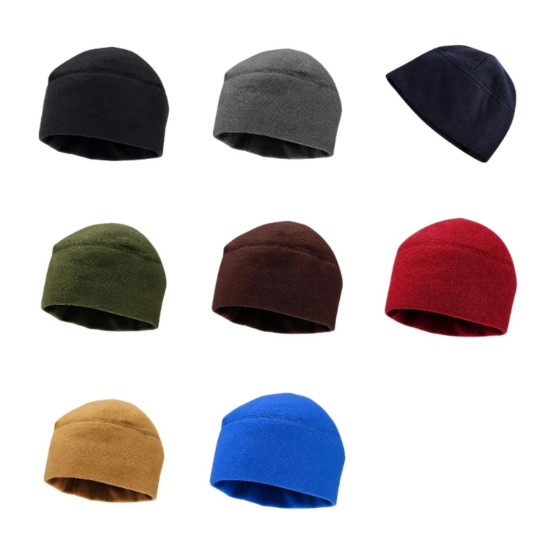2025 New Soft Fleece Skull Cap for Men, Pull-On Hat for Walking and Travel