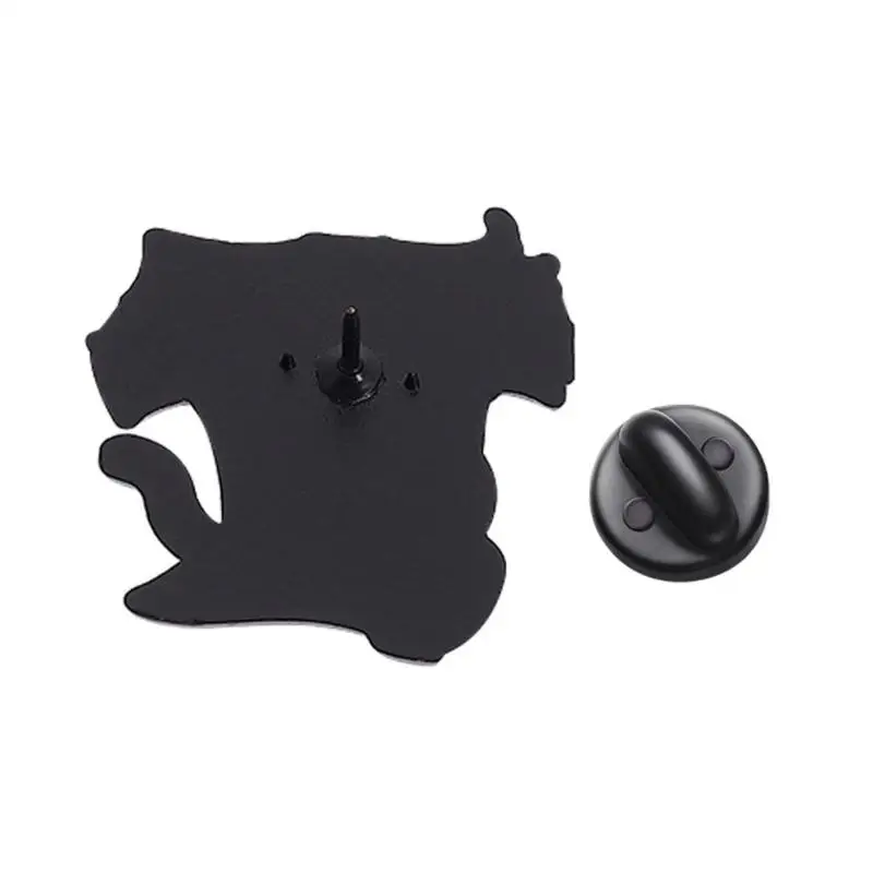 31BB Stylish Feline Shaped Brooch Rust Resistant Zinc Alloy For Everyday Accessorizing