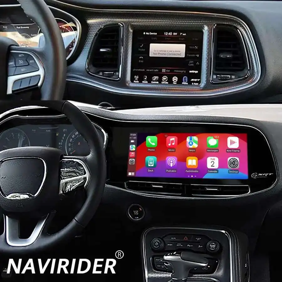 12.3inch For Dodge Challenger SRT Hellcat 2010-2023 Carplay Android Car Radio LCD Touch Screen Multimedia Player GPS Navi 4G