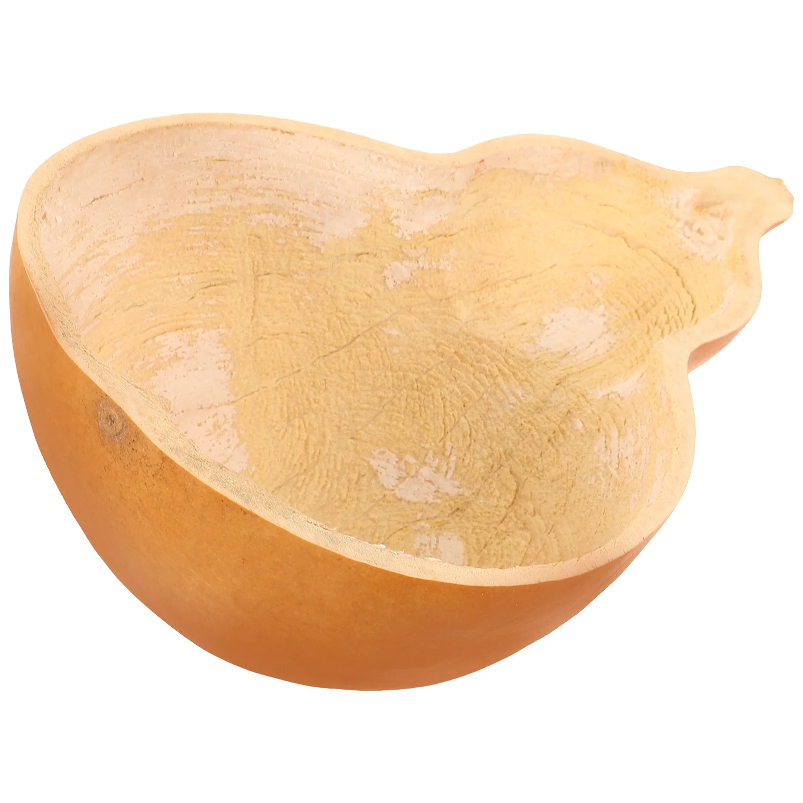 물 국자 호리병 모양 스쿱 반 호리병 형태 공예품 국자 인체공학적 손잡이 가정용 물 스쿱 홈 스파 요리 정원용