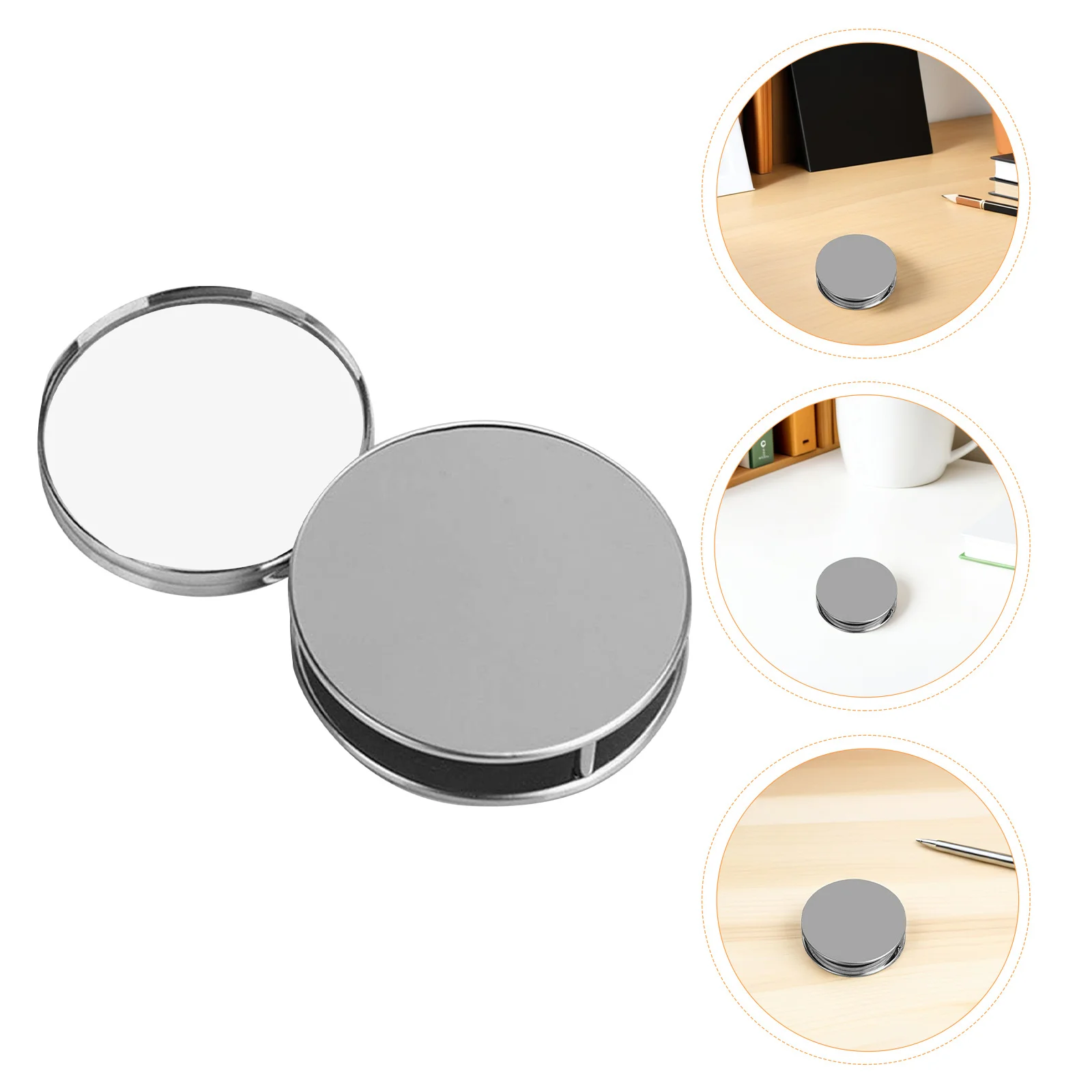 

Foldable Round 20X Portable Magnifier Metal Protective Case Pocket Handheld Magnifying Loupe Reading Magnifier for Seniors