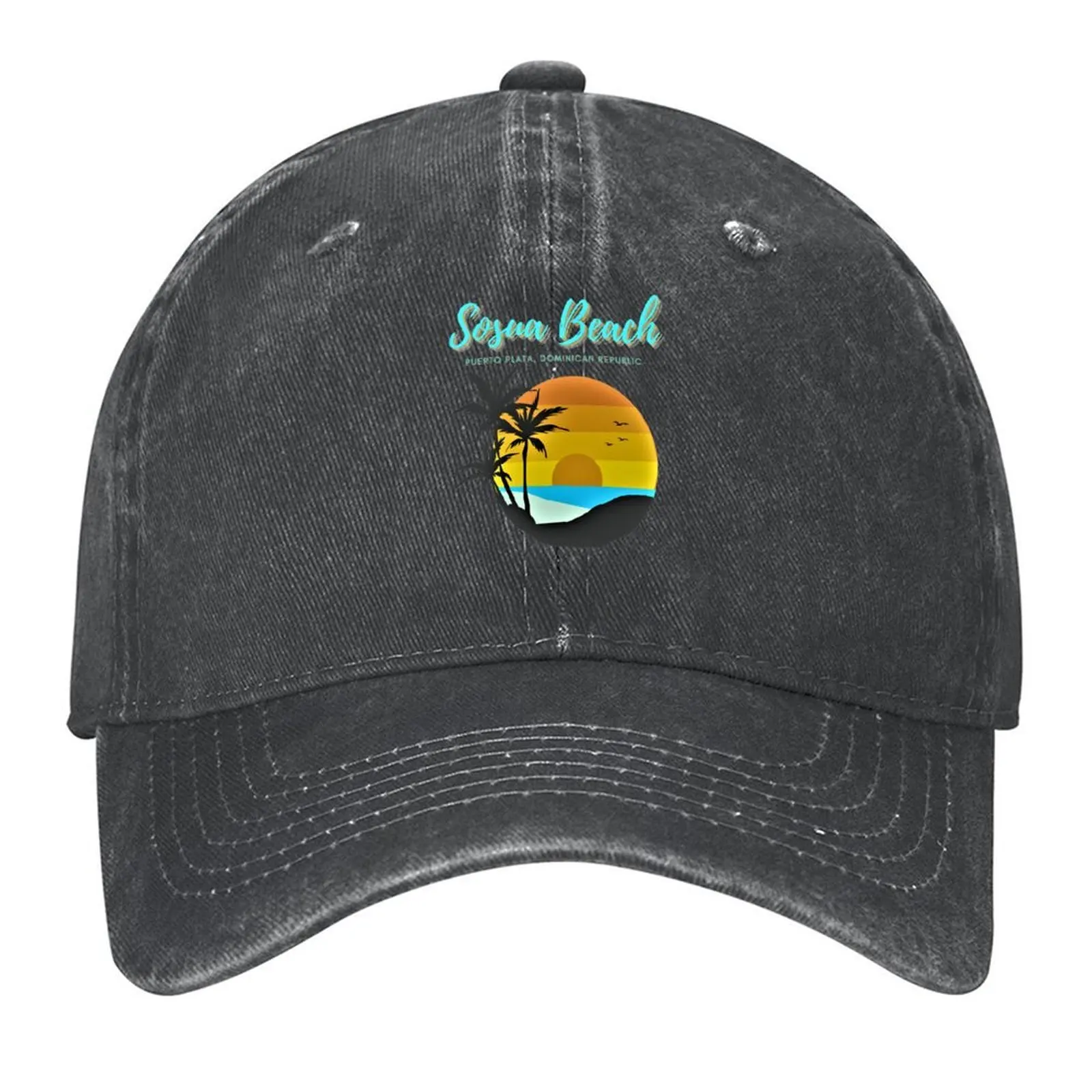 

SOSUA BEACH DOMINICAN REPUBLIC Travel Baseball Cap fishing caps man luxury caps Beach Ball Cap Women's Beach Men's