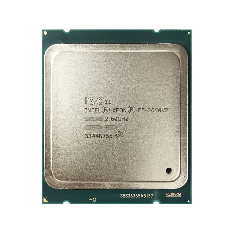 معالج Intel Xeon 2650V2 E5 2650 V2 مستعمل 8-Core 2.6 جيجا هرتز 95 وات LGA 2011 #2