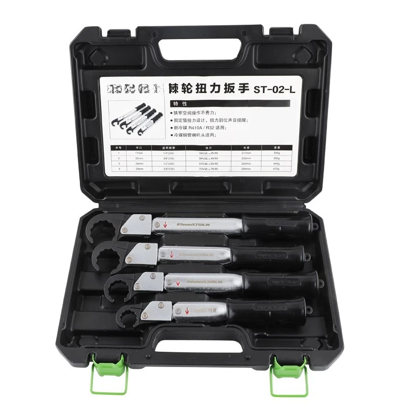 Ratchet Torque Wrench High Precision Open Wrench Spark Plug Air Conditioning Maintenance Tool