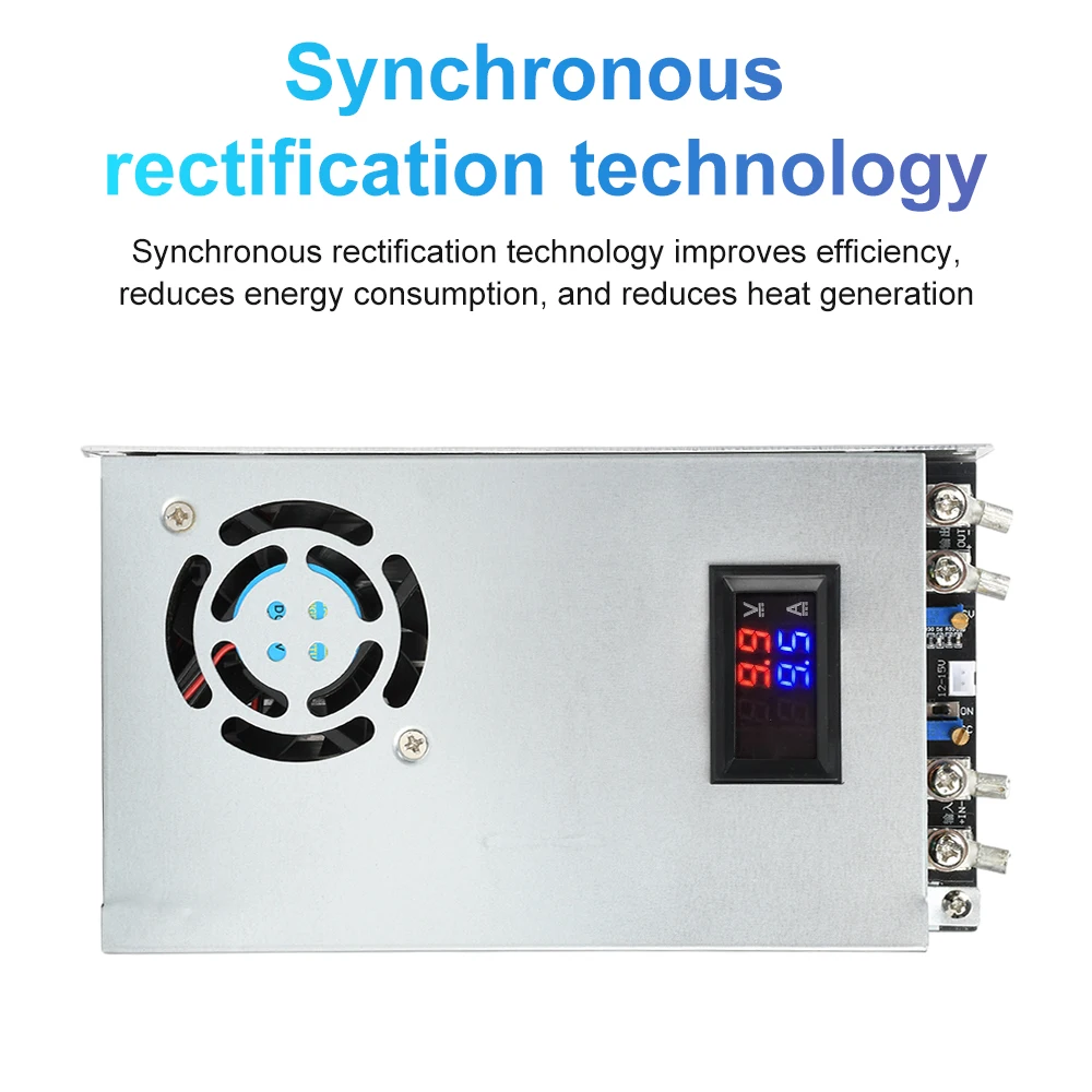 1500W Adjustable Power Supply Module Synchronous Rectification DC-DC Step-down Regulator Constant Voltage Current Buck Converter