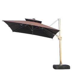 Sunshade Umbrella for Garden, Beach, Restaurant, Sunshade, 3x3 Umbrella, 360 Degree Rotating, Outdoor Furniture Parasol, Best Sa