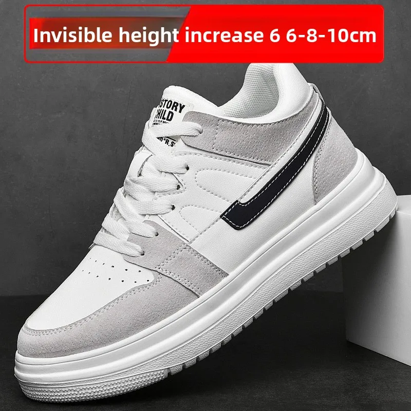 

Men Elevator Shoes Heightening Sneakers for Men Adjustable 6-10CM Breathable Invisible Height Increased Shoes Man Sports Shoes