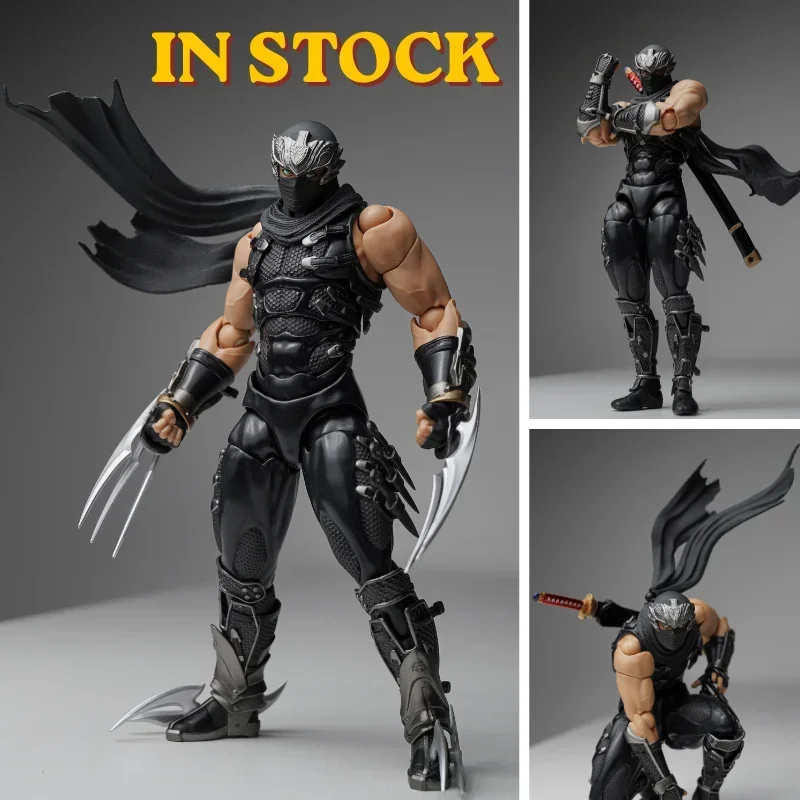 Revoltech Amazing Yamaguchi Ryu Hayabusa Ninja Gaiden 1/12 Scale Articulated Action Figure Collectible Model With Bonus Parts For Game Fans In Stock