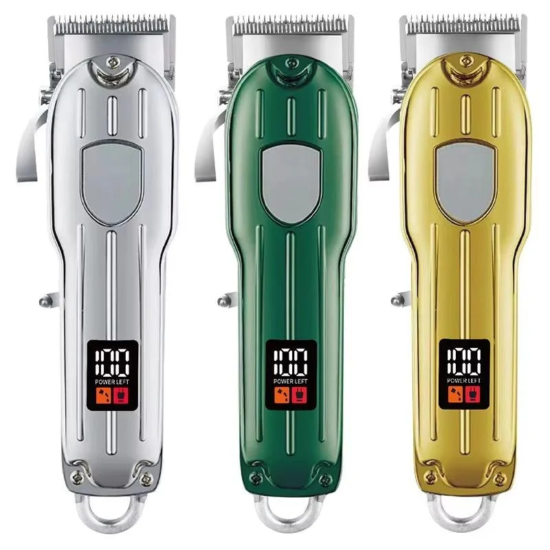 2026 Professional High Quality Rechargeable Electric Hair Trimmer for Men Barber-style Stainless Steel USB English Home