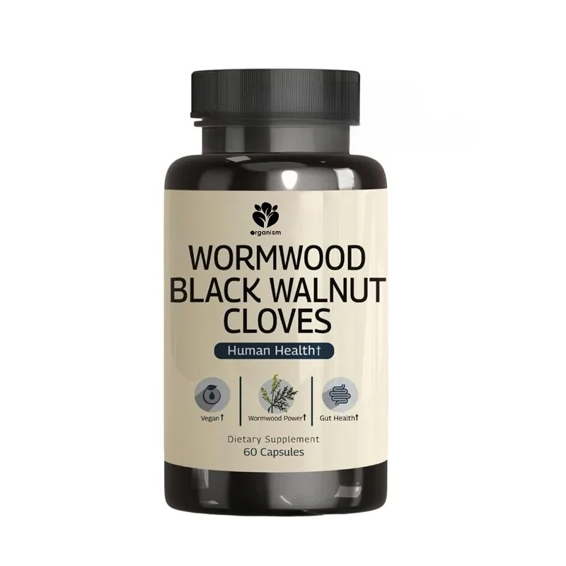 Black Walnut Lilac Capsules - Contains a combination of mugwort and black walnut extracts, 60 capsules
