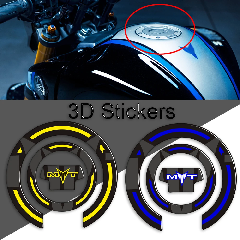 Motorfiets Stickers Decals Gas Stookolie Kit Knie Tank Pad Protector Voor Yamaha MT 09 MT FZ 09 SP MT-09 2021 2022