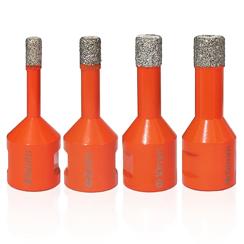1/2pcs M14 Diamond Drill Bit Porcelain Cutter Tiles Crowns Drilling Core Bit Hole Saw 6/8/10/12mm For Tile Granite Marble Stone