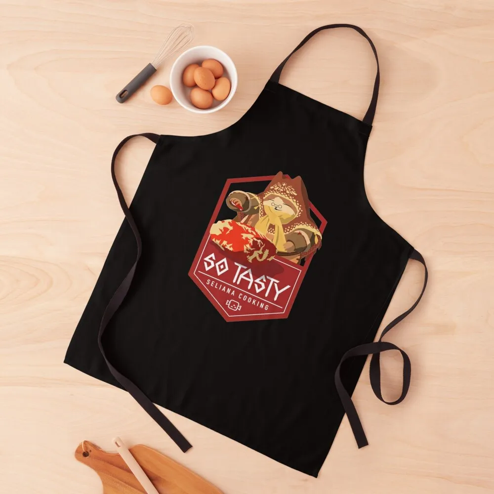 

Monster Hunter Iceborne - Seliana Cooking Chef - So Tasty Apron Kitchen Things And For Home chefs Apron